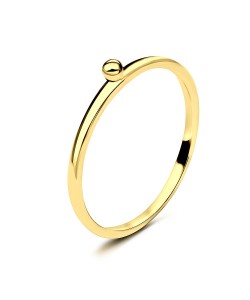 Gold Plated Silver Rings NSR-2875-GP